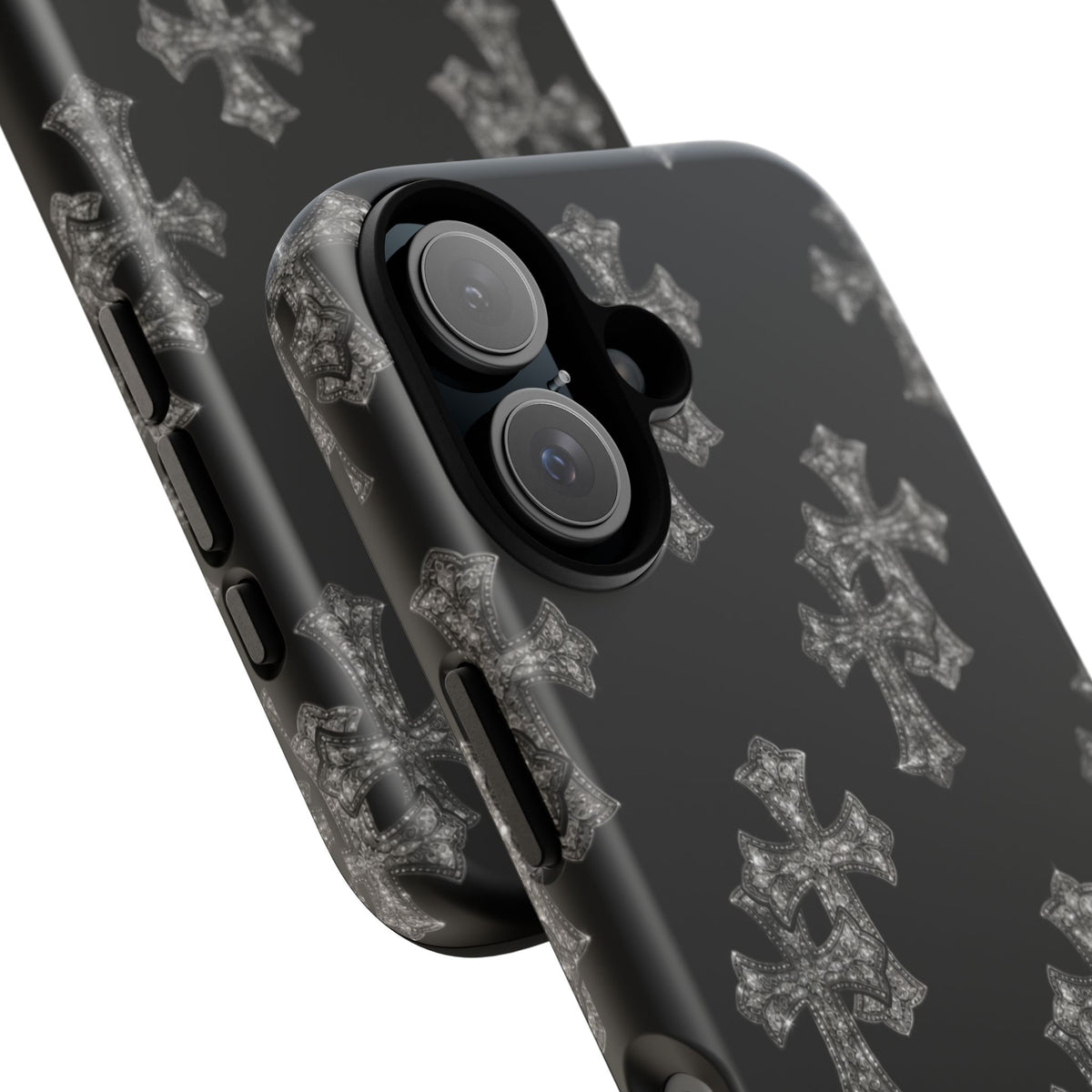 Black Crystal Cross Tough Case