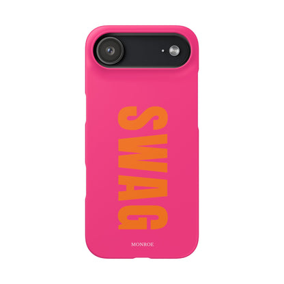 Bold Pink "SWAG" Case