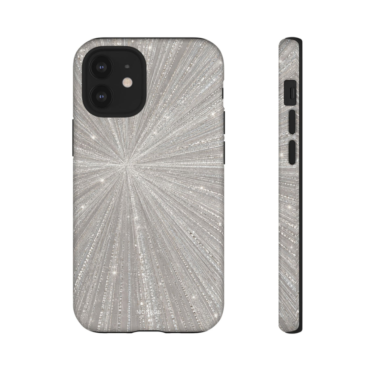 Sparkling Silver Burst Tough Case