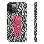 'SWAG' Zebra Print Tough Case