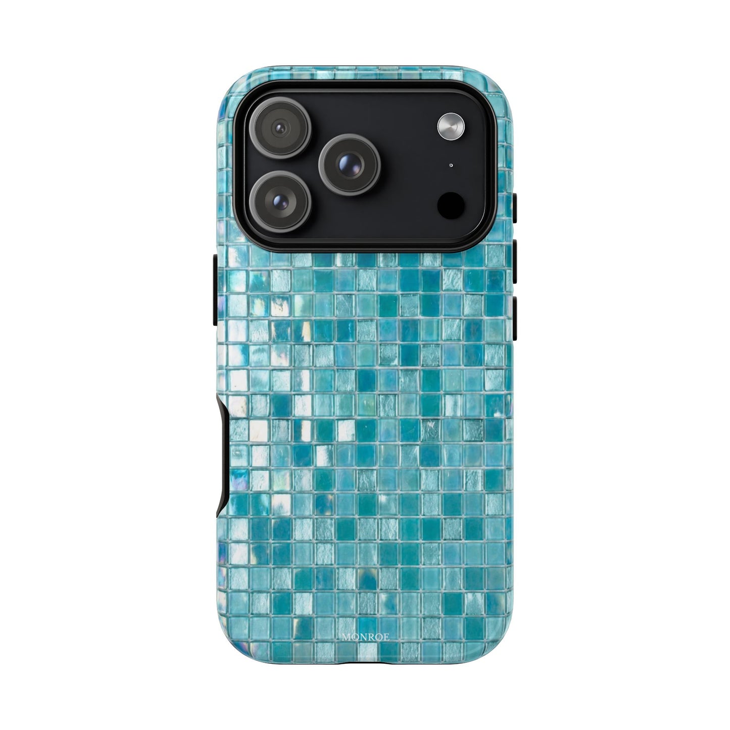 Hot Blue Mosaic Tile Tough Case