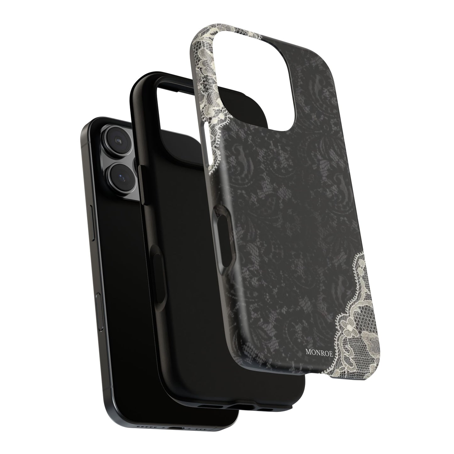Black & White Edged Tough Case