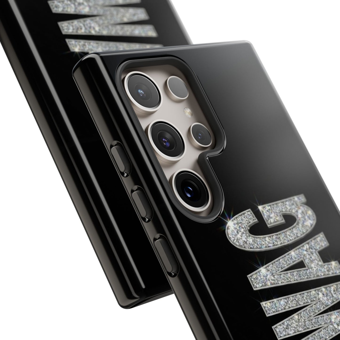 “#SWAG” Black Bling Tough Case