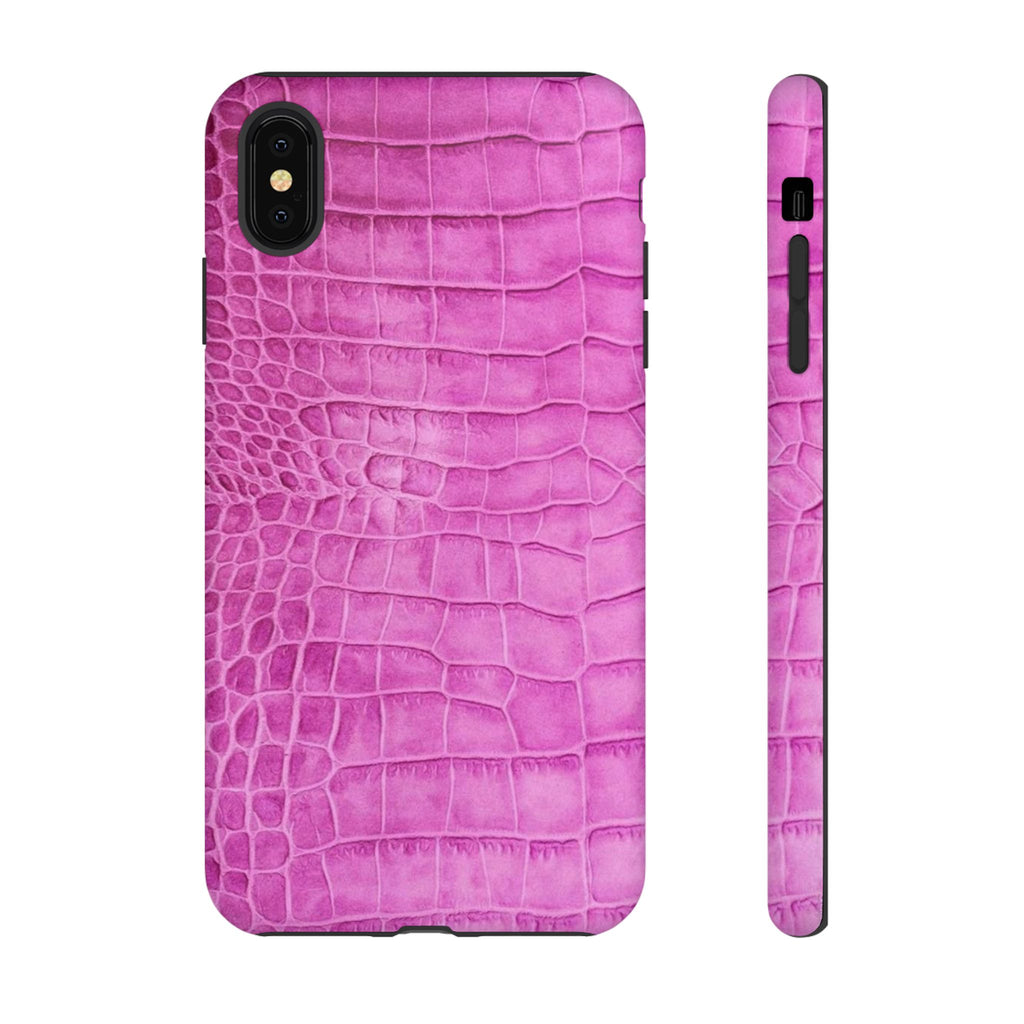 Purple Croc Phone Case