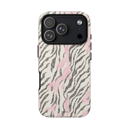 Light Pink Zebra Tough Case