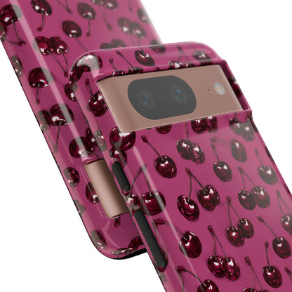 Burgundy Cherries Tough Case