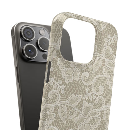 Vintage Beige Lace Case