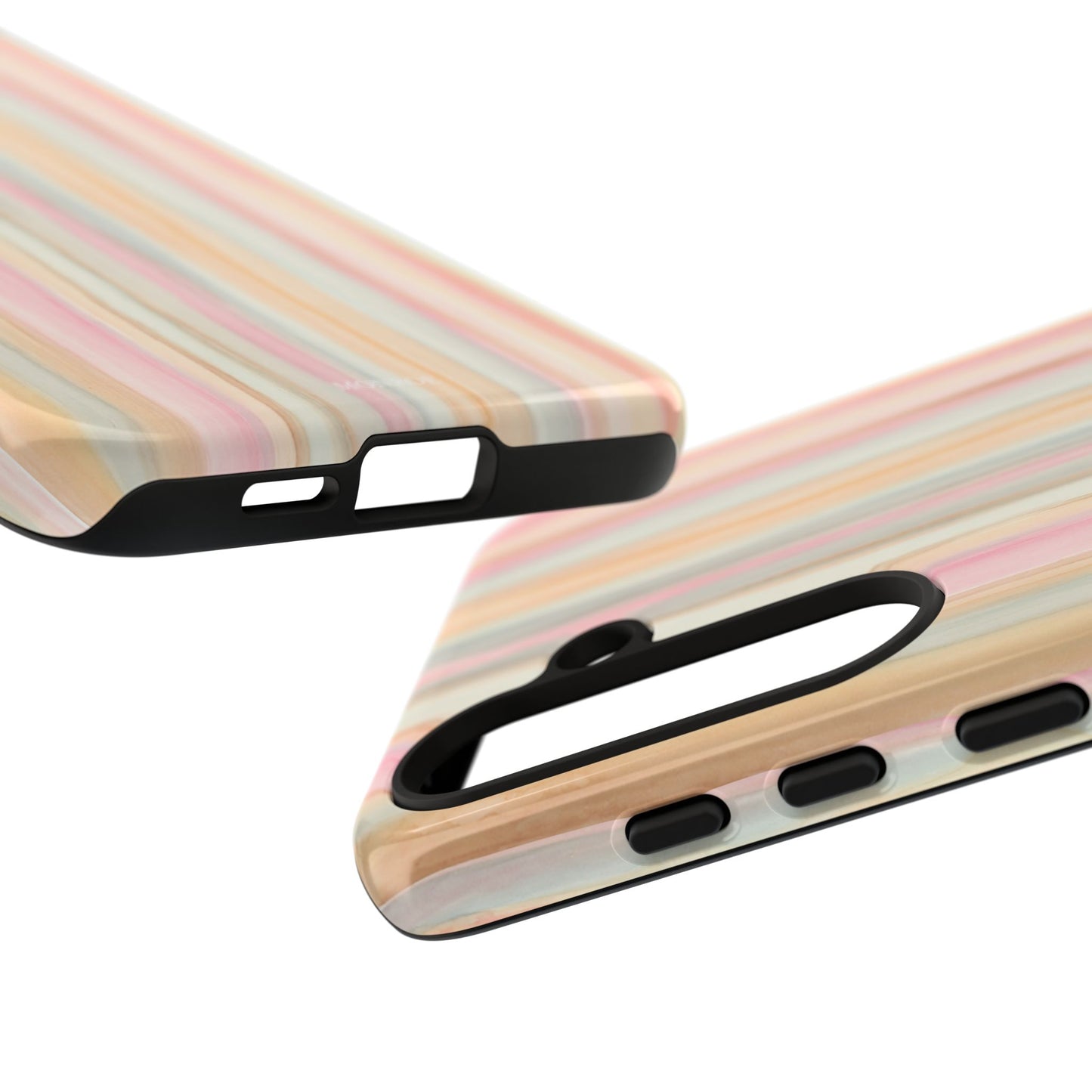 Pastel Watercolor Stripe Tough Case