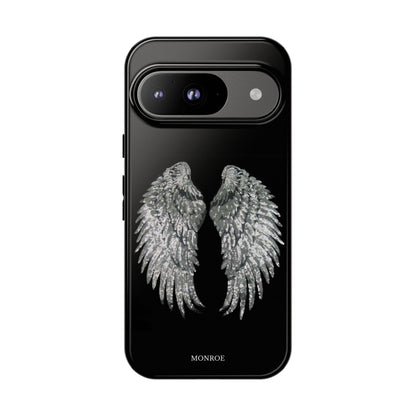 Silver Wings Black Tough Case