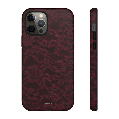 Burgundy Lace Tough Case