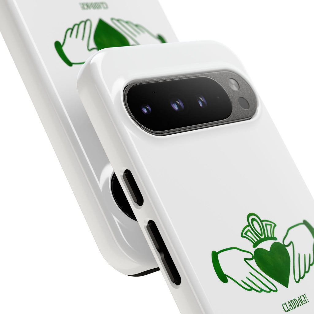 Irish Claddagh Symbol Green Tough Case