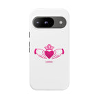 Pink Irish Claddagh Symbol Tough Phone Case
