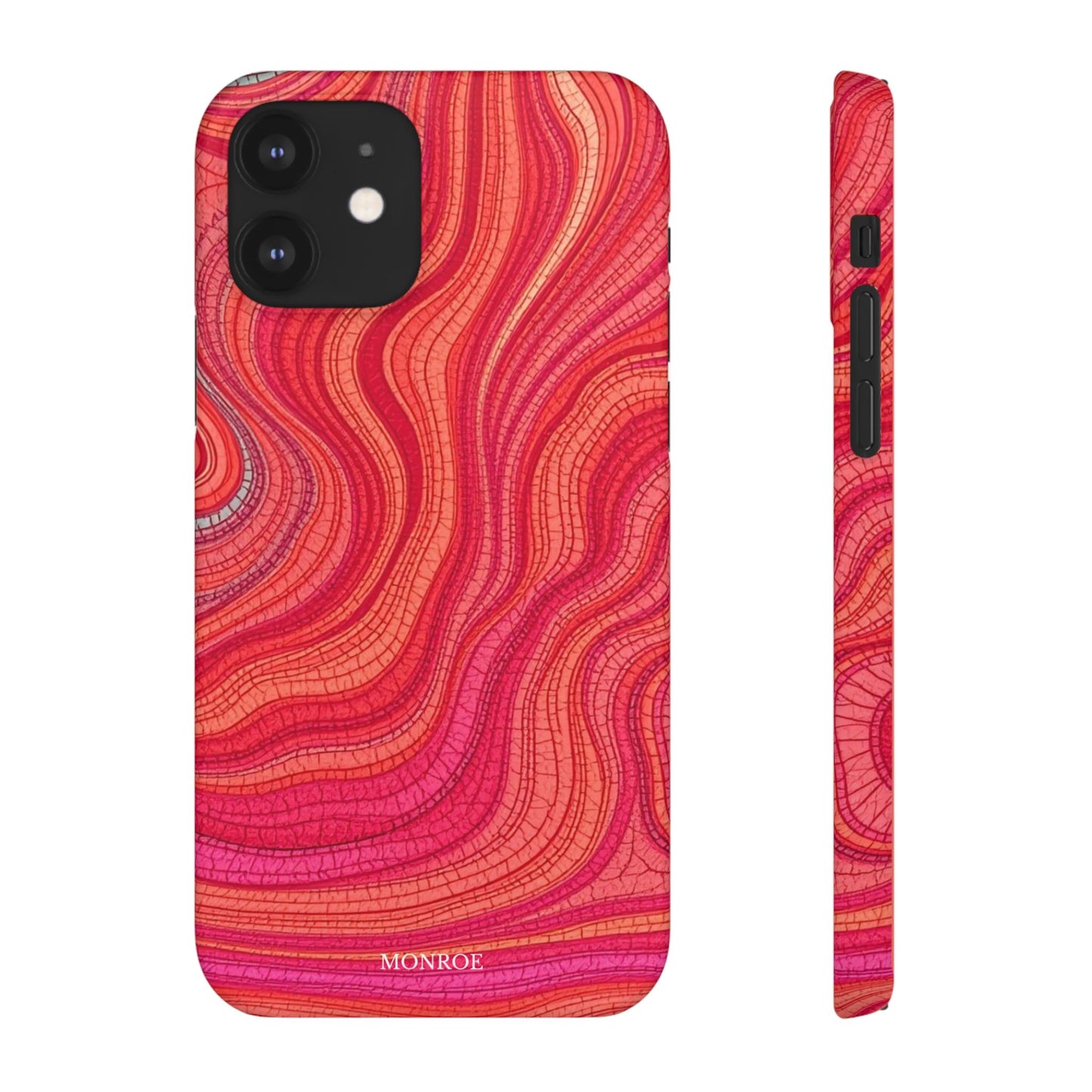 Retro Wavy Red Case