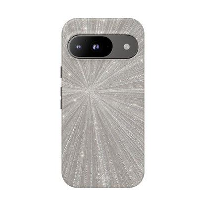 Sparkling Silver Burst Tough Case