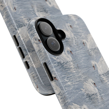 Swan Pattern Tough Case