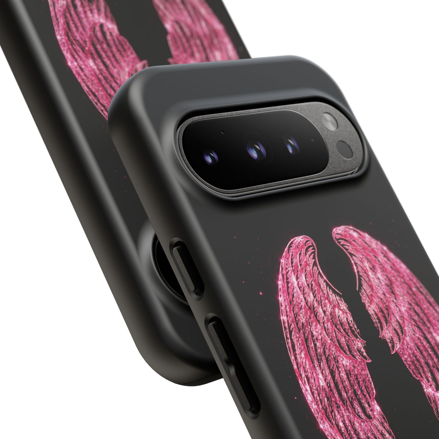 Pink Glitter Angel Tough Case