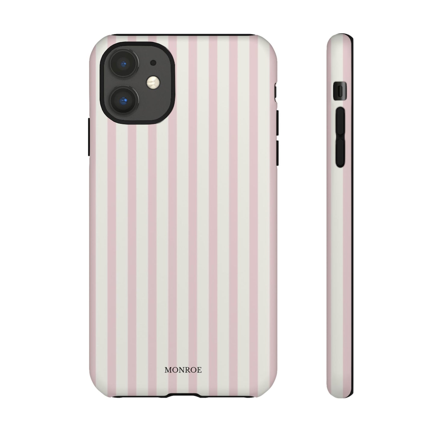 Light Pink Stripe Tough Phone Case