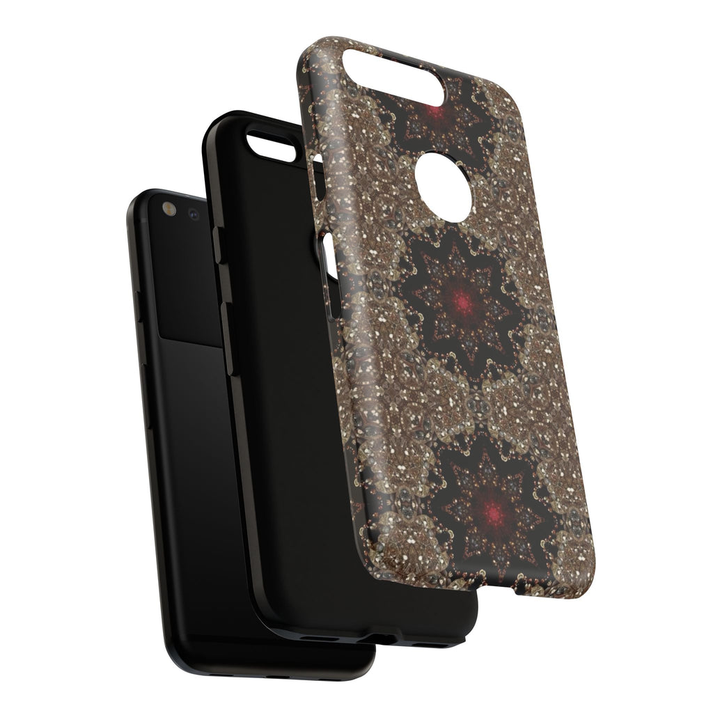 Brown Mandala Tough Protective Case
