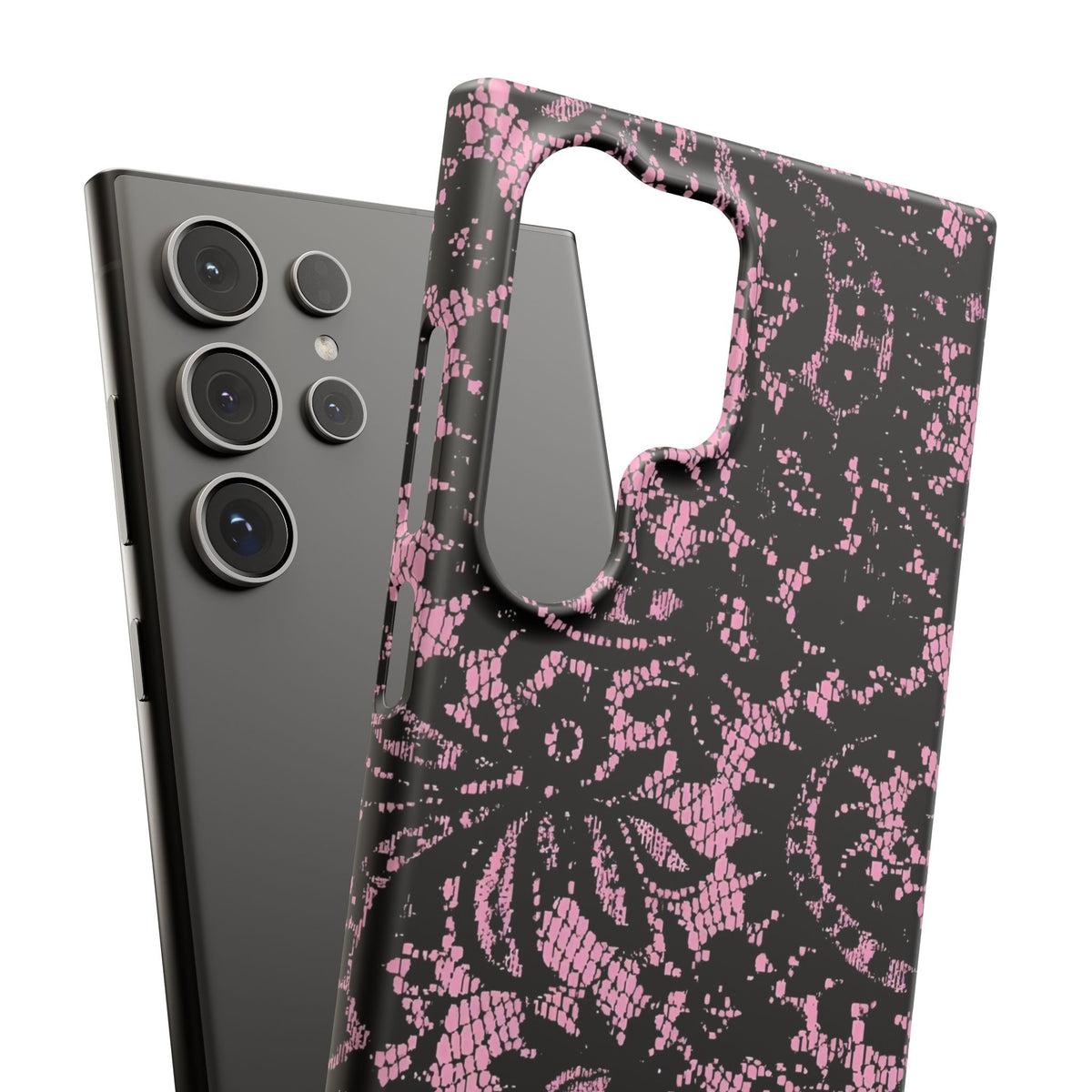 Pink Lace Pattern Case