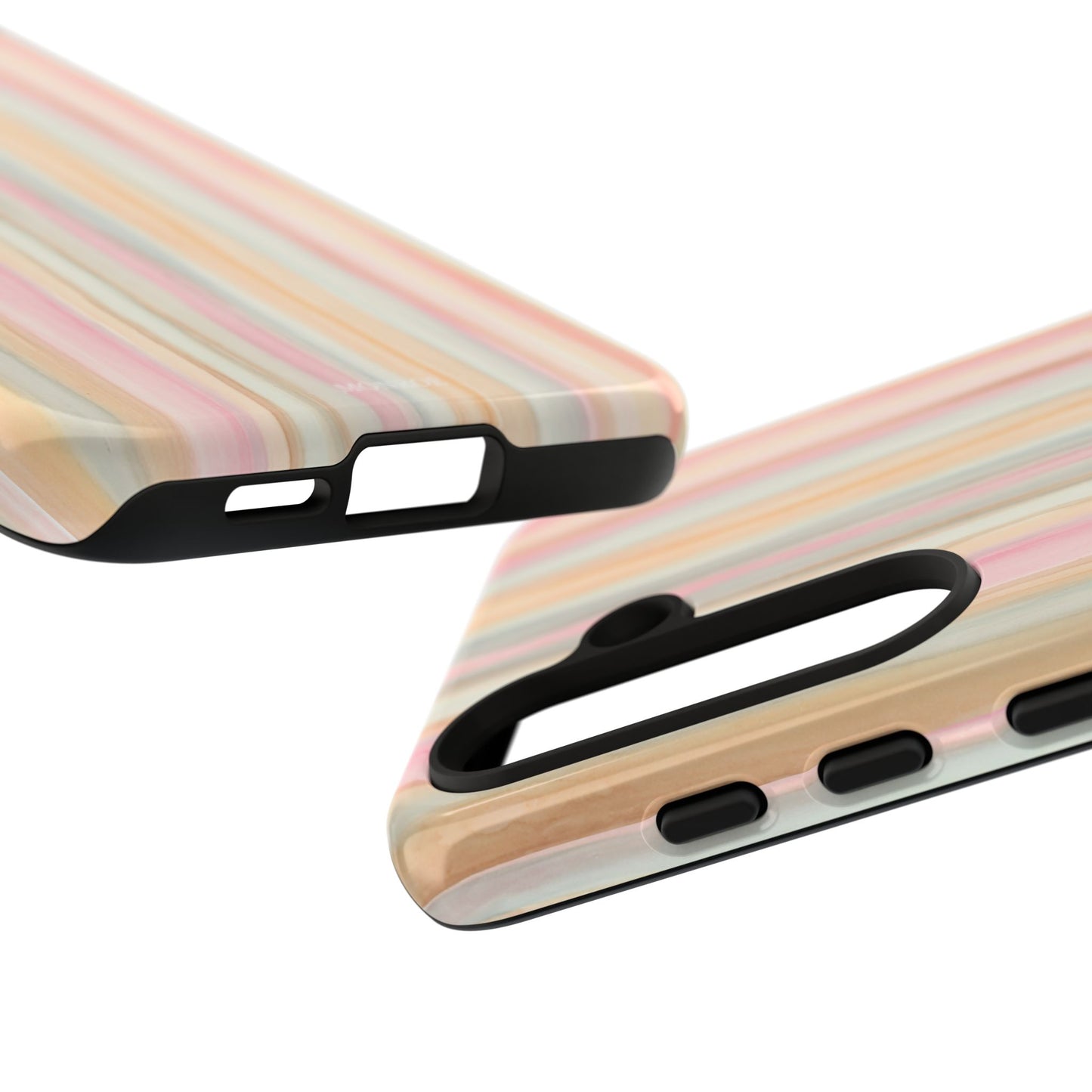 Pastel Watercolor Stripe Tough Case
