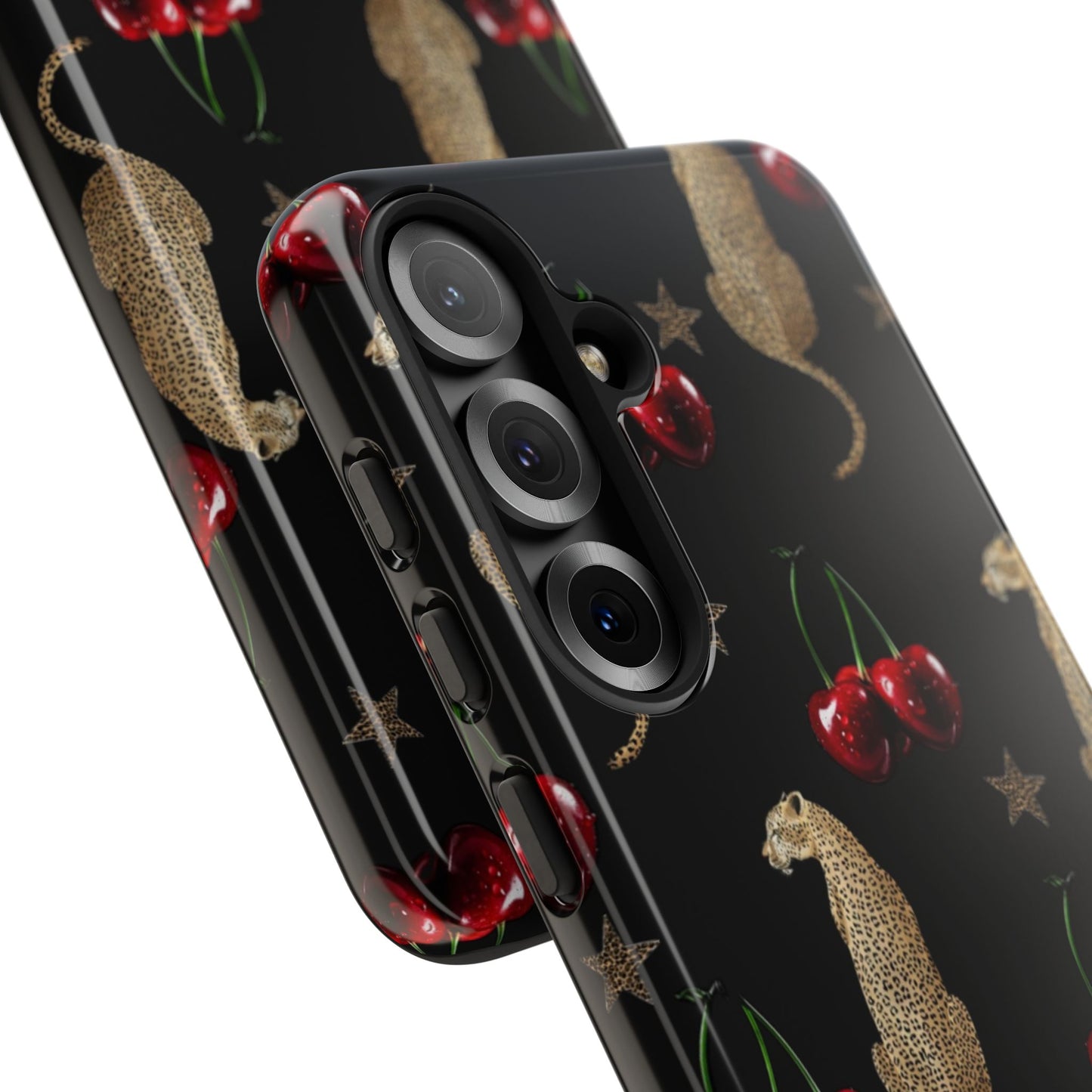 Leopard & Cherry Tough Case