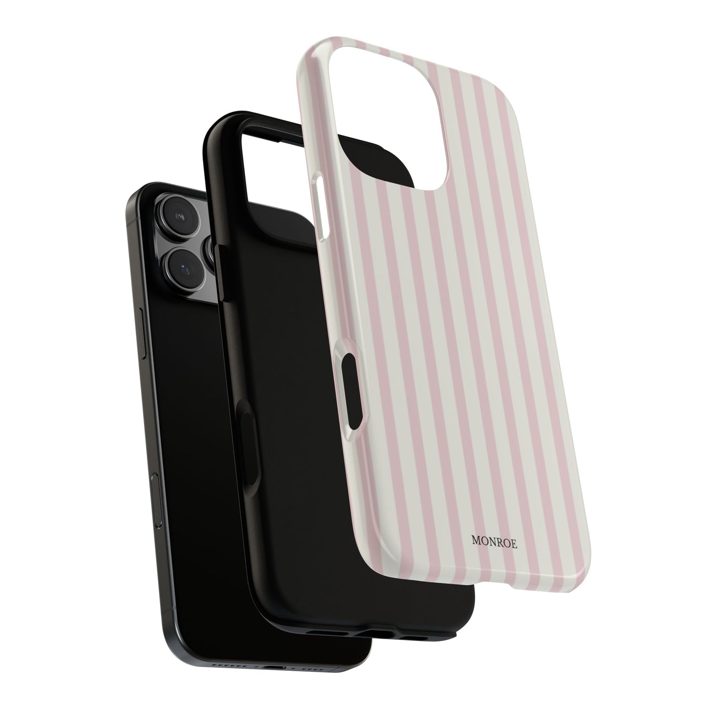 Light Pink Stripe Tough Phone Case