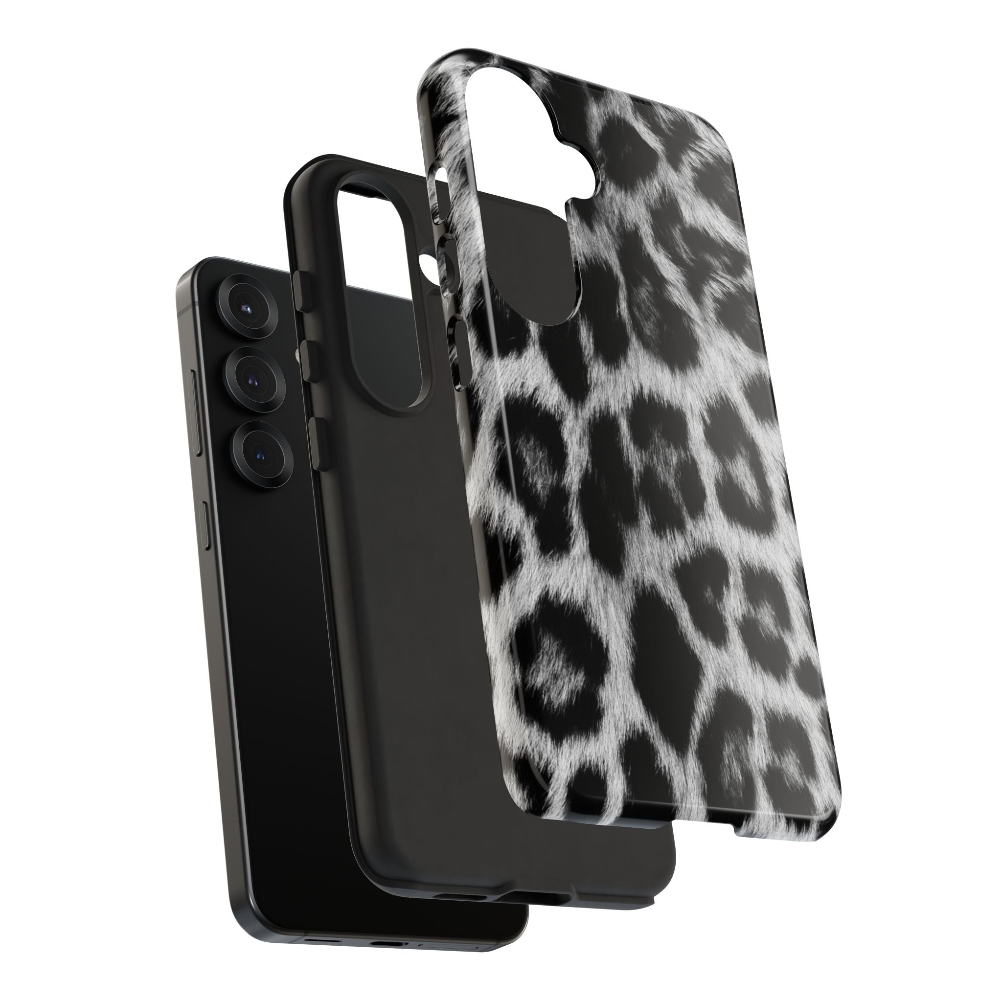 B&W Leopard Phone Case