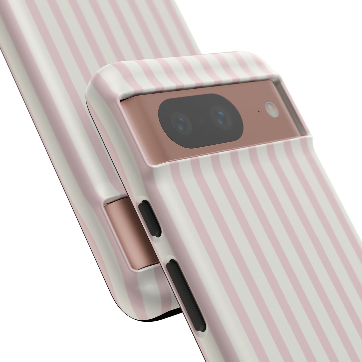 Light Pink Stripe Tough Phone Case