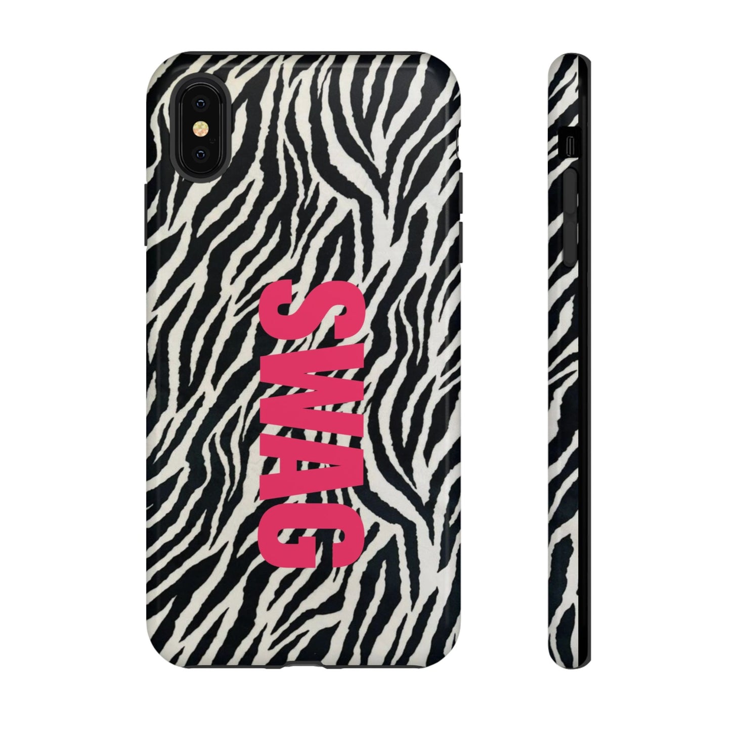 Zebra Print  "SWAG" Tough Case