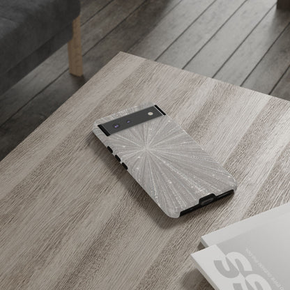 Sparkling Silver Burst Tough Case