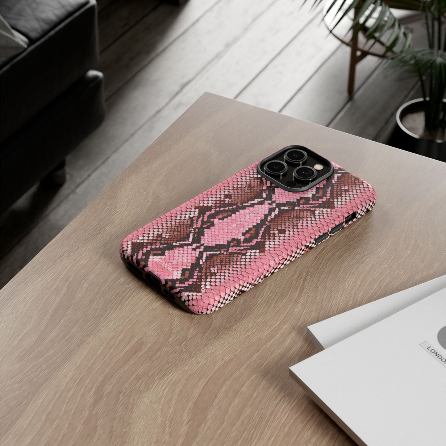 Pink Snake Tough Case