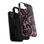 Pink Lace Pattern Tough Phone Case