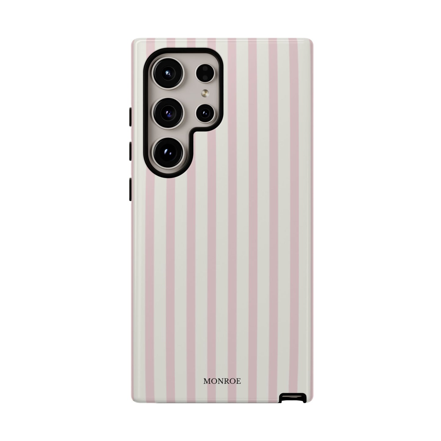 Light Pink Stripe Tough Phone Case