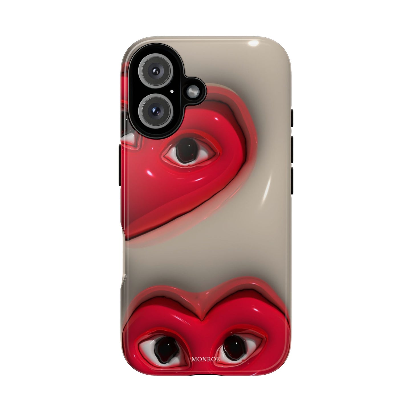 Red Heart Eyes Tough Case