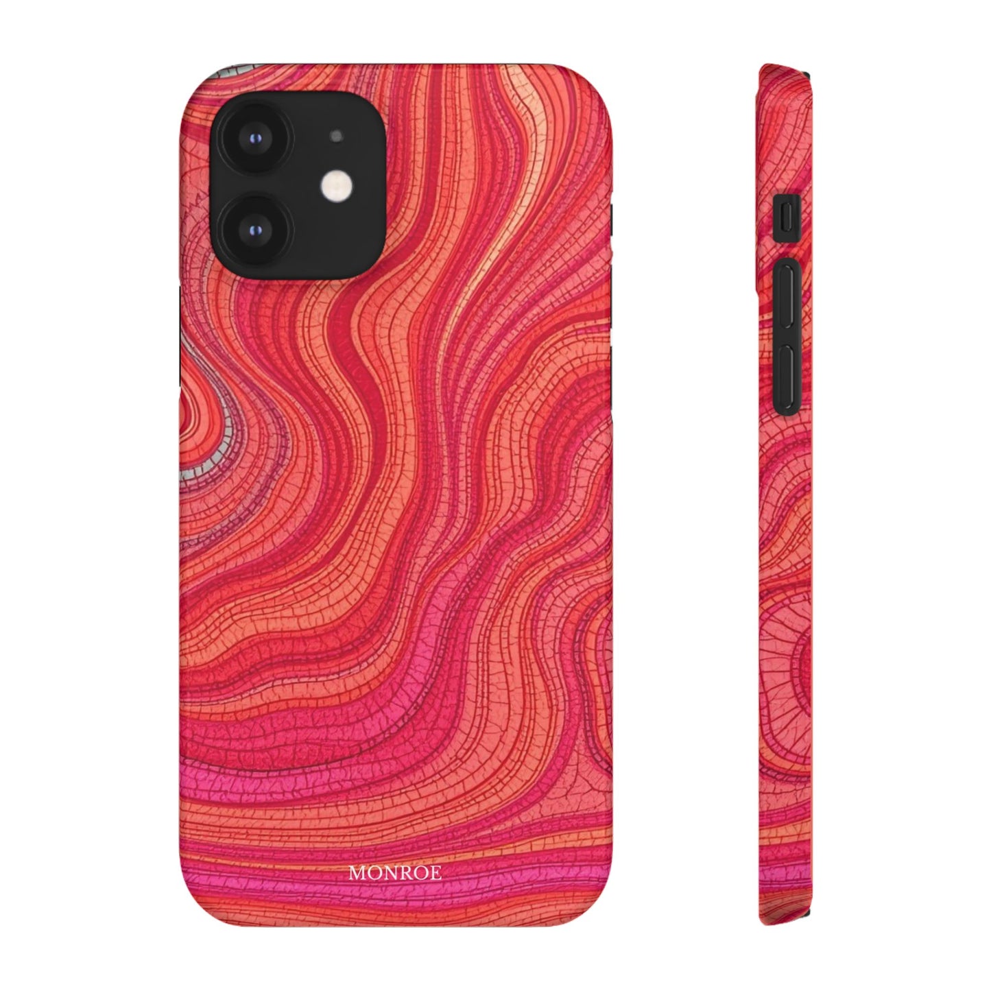Retro Wavy Red Case
