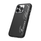"Forever Blessed" Black Phone Cover