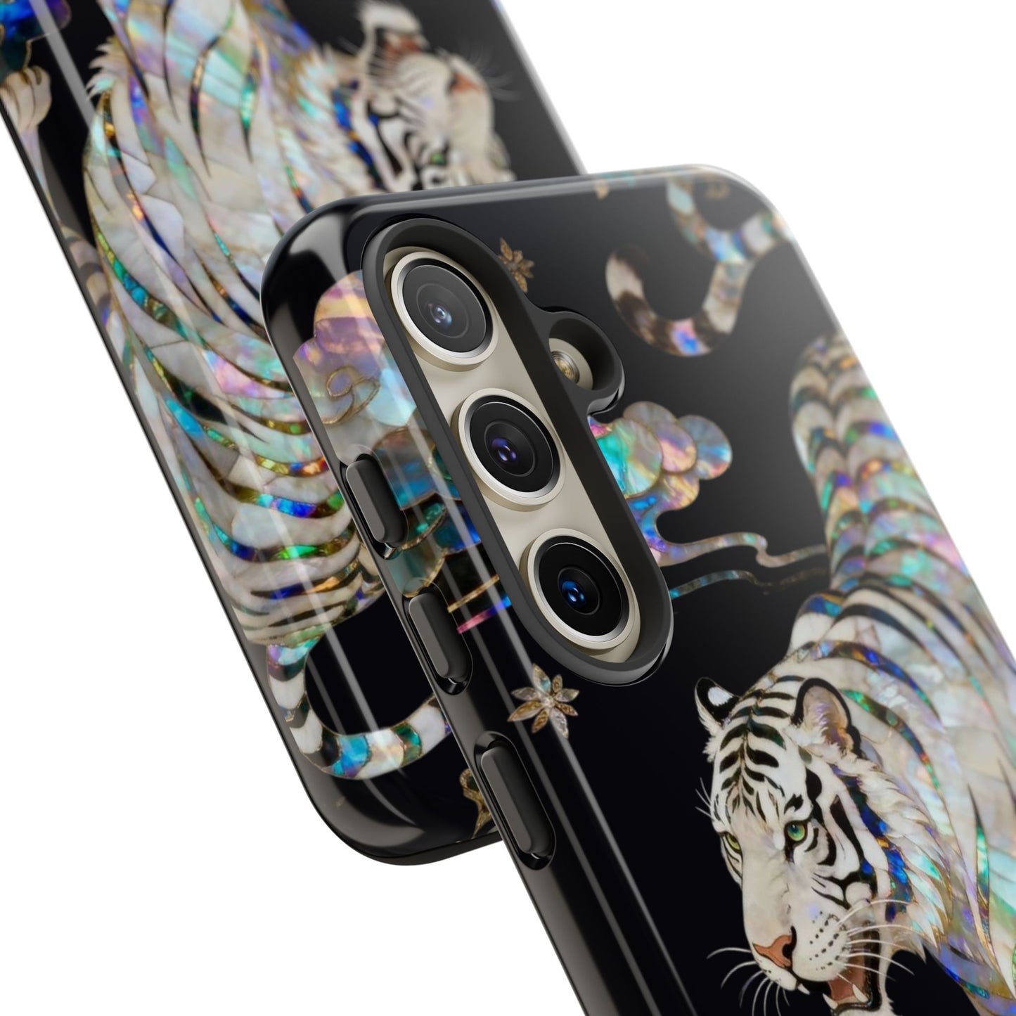 Iridescent White Tiger Tough Case