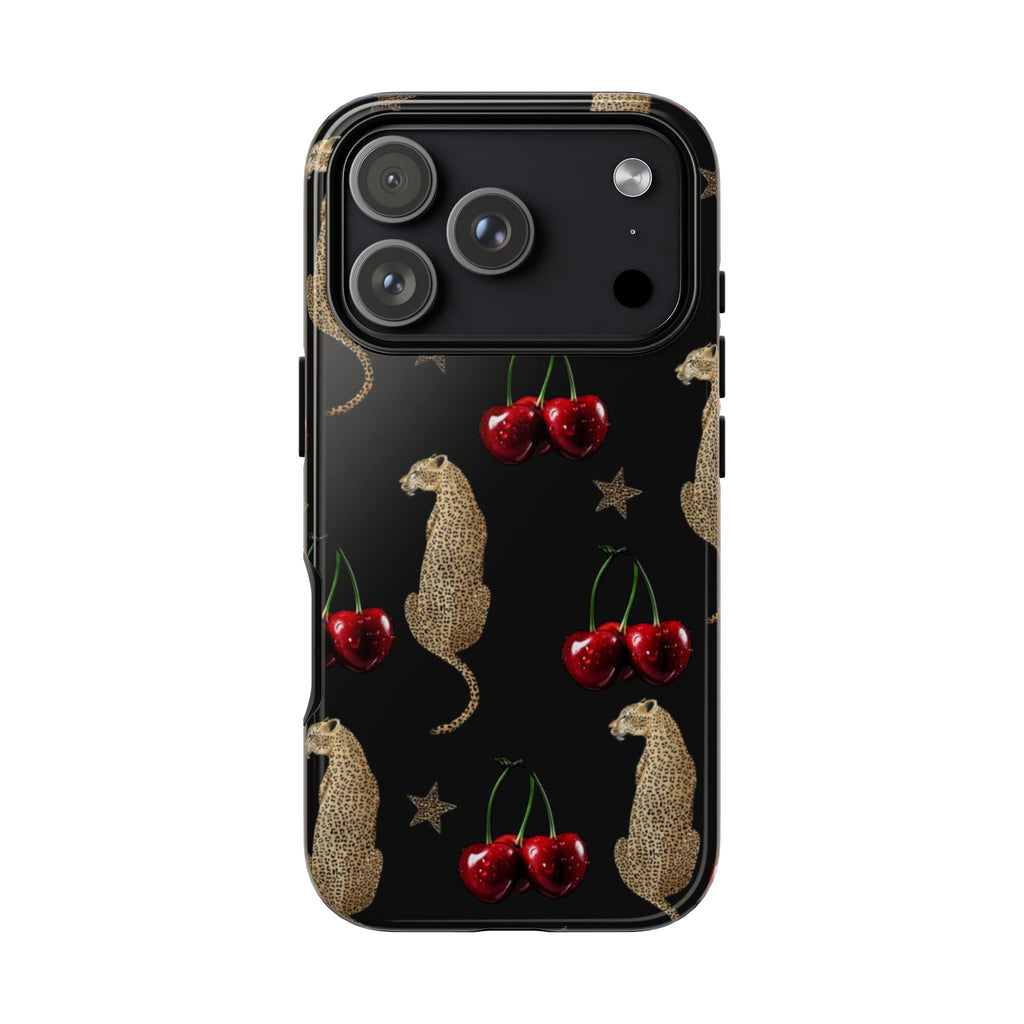 Leopards & Cherries Phone Case