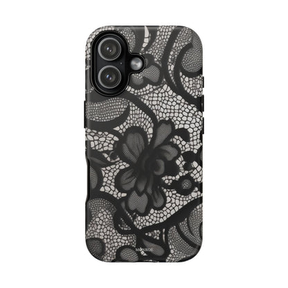Black Floral Vintage Case