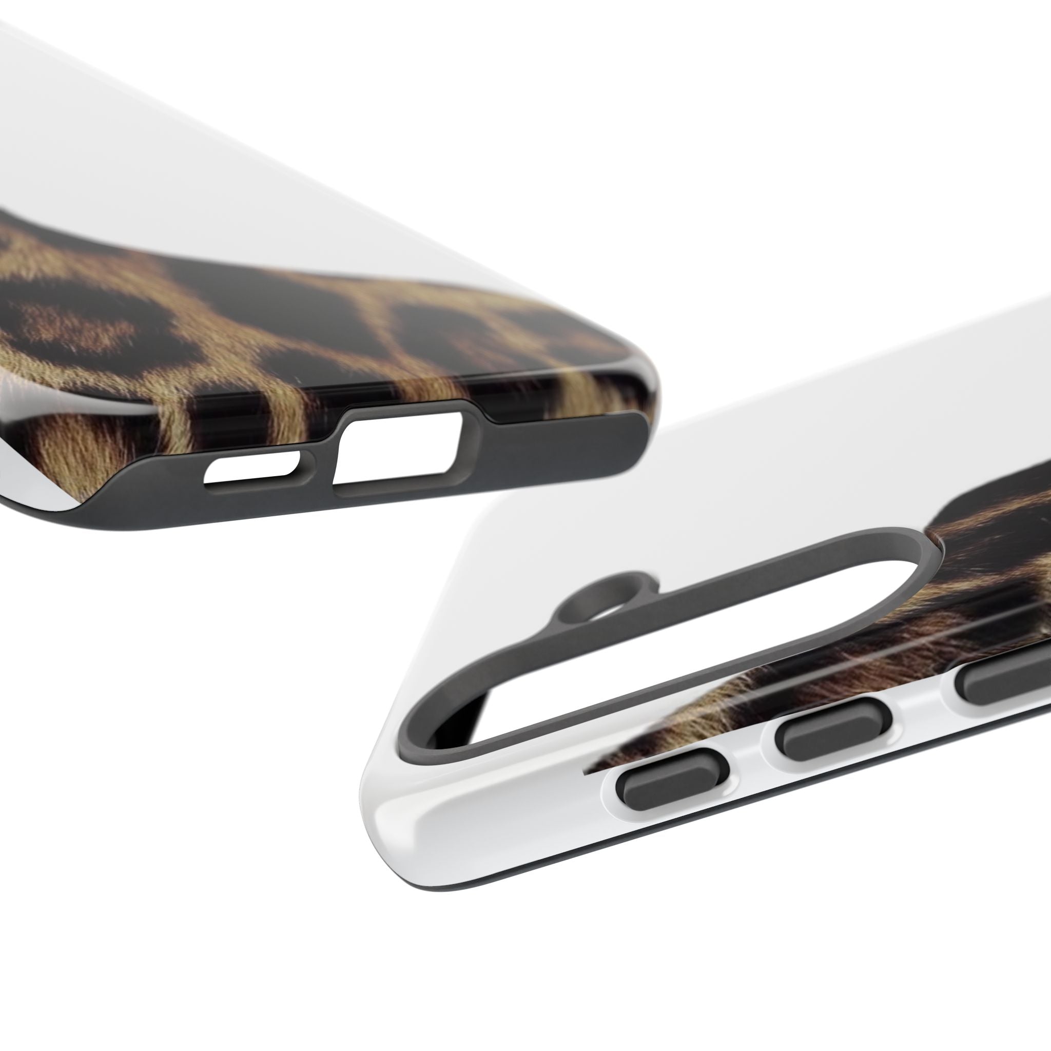 Half Cheetah Print Phone Case