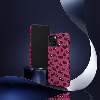 Burgundy Cherries Tough Case