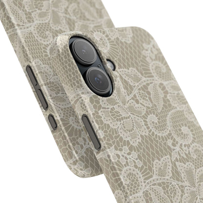 Vintage Beige Lace Case