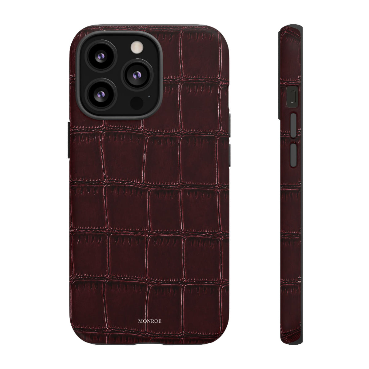 Burgundy Croc Tough Case