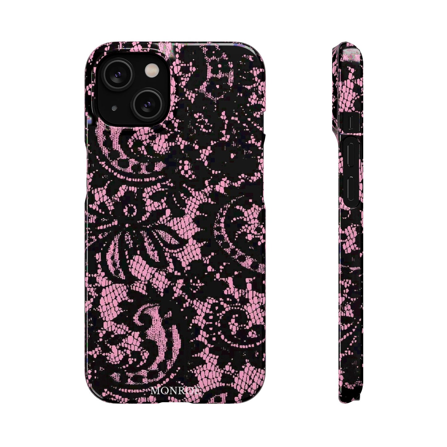 Pink Lace Pattern Case