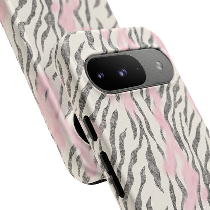 Light Pink Zebra Tough Case