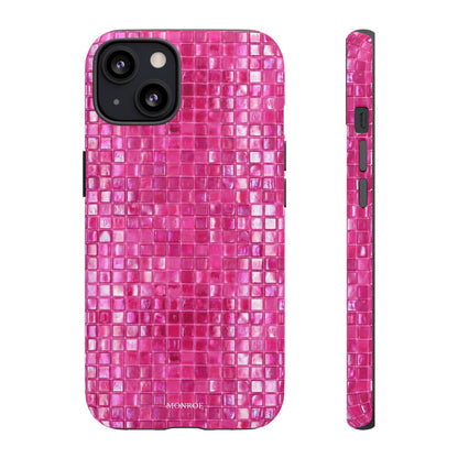 Hot Pink Mosaic Tough Case