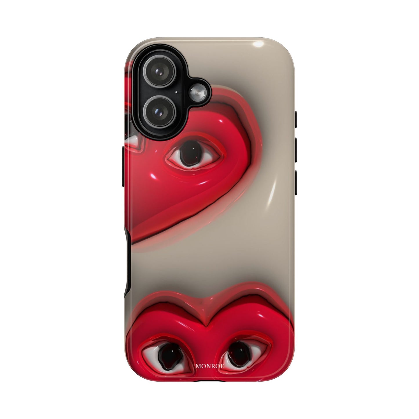 Red Heart Eyes Tough Case