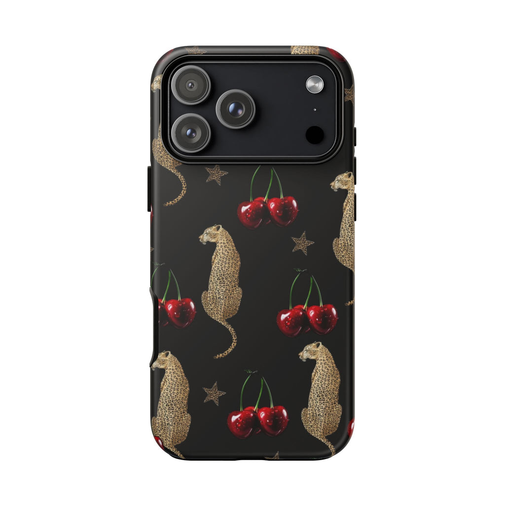 Leopards & Cherries Phone Case