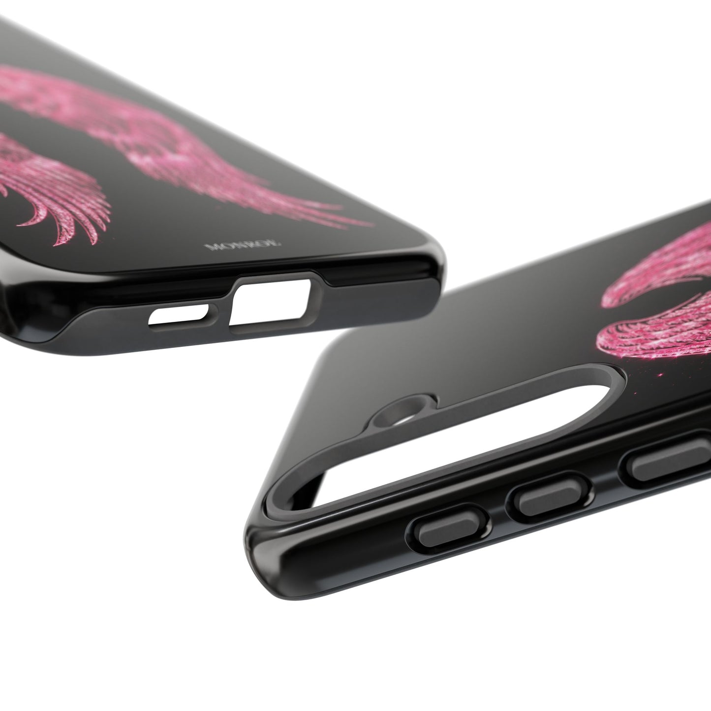 Pink Glitter Angel Tough Case