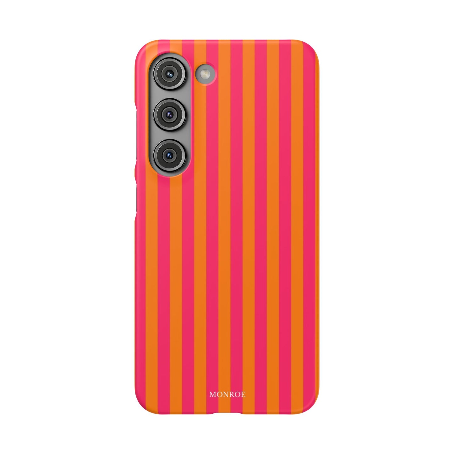 Striped Orange & Pink Case